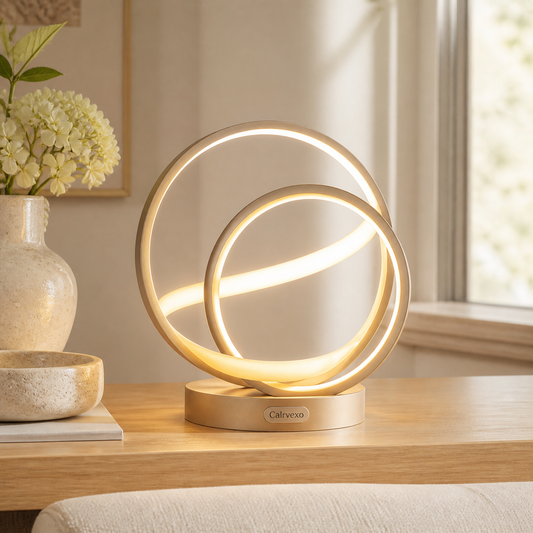 Aureline Halo Shelf Lamp by Calrvexo
