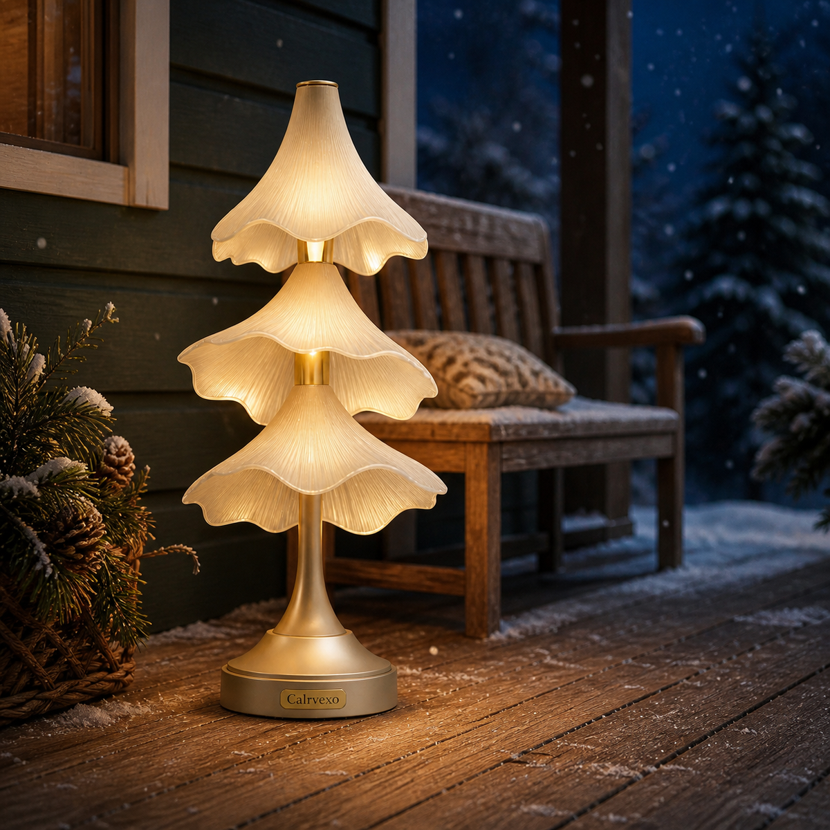 Frostbell Festive Lantern in an alternate lifestyle setting