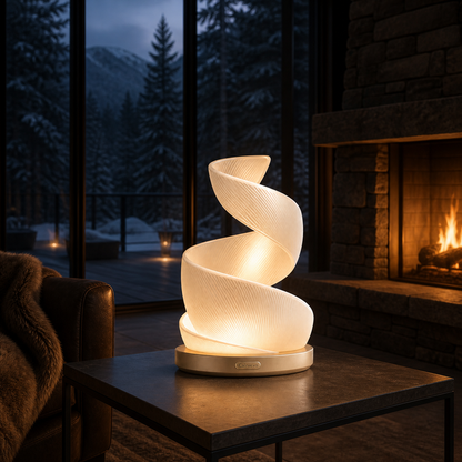 Pinewhorl Spiral Porch Light in an alternate lifestyle setting