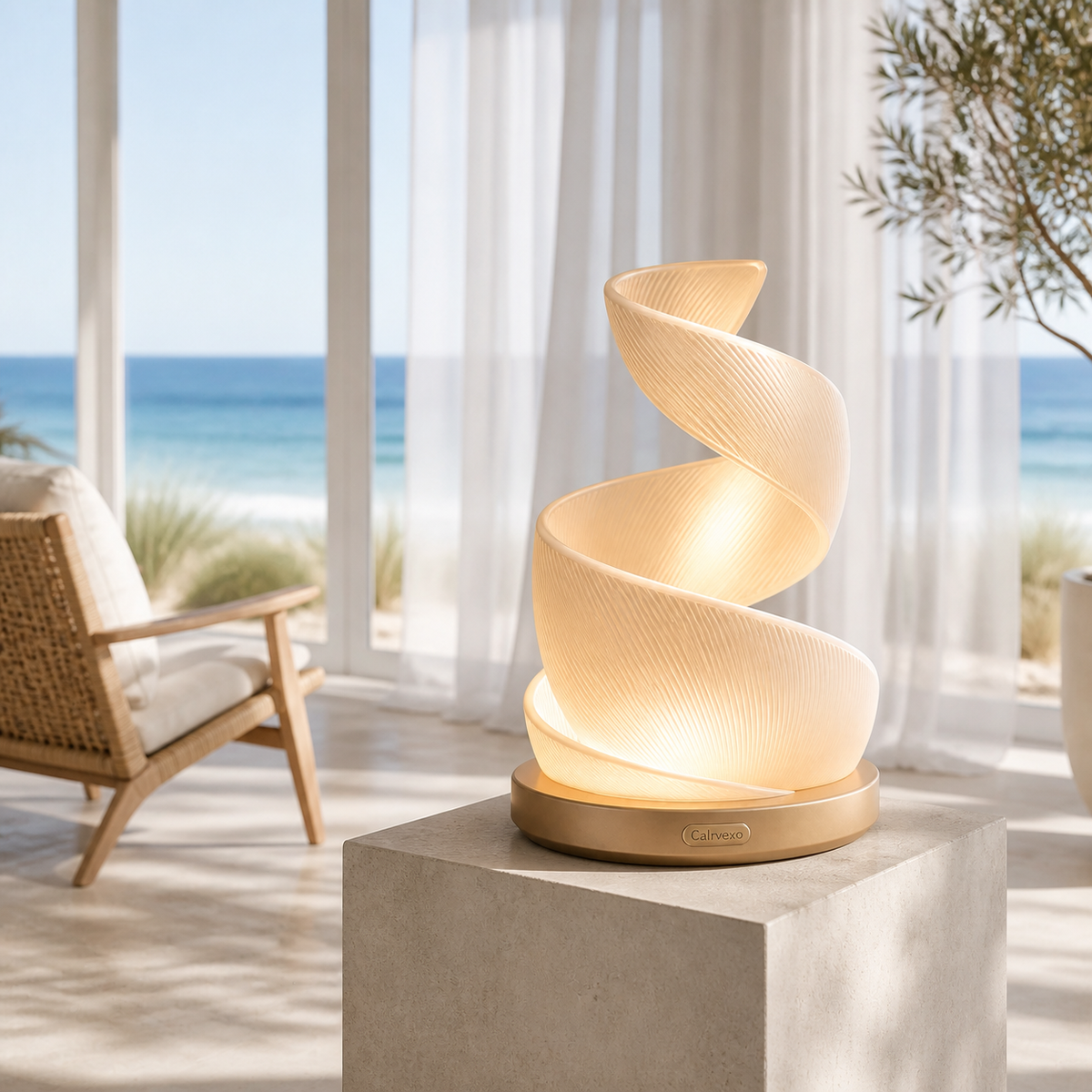 Pinewhorl Spiral Porch Light in a second styled setting